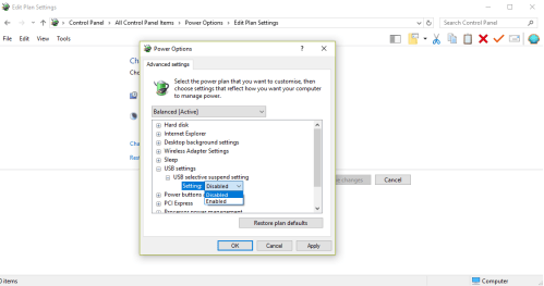 Start Menu Power Options 5 Disabled