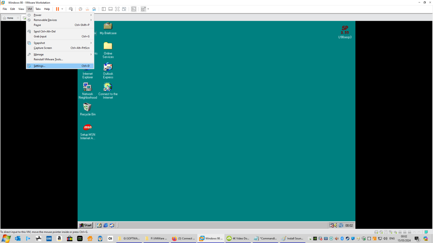 Setting up and Installing Sound Drivers for Windows 98SE on VMWare ...